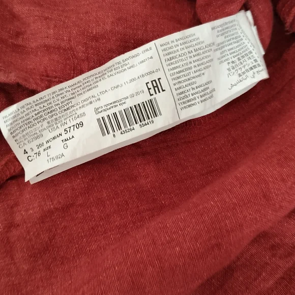 Mango linen sleeveless button front blouse - Picture 7 of 10